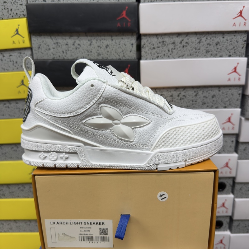 【BD Batch】Trail Sneaker SK8 36-45 ALL WHITE 四叶草白色q