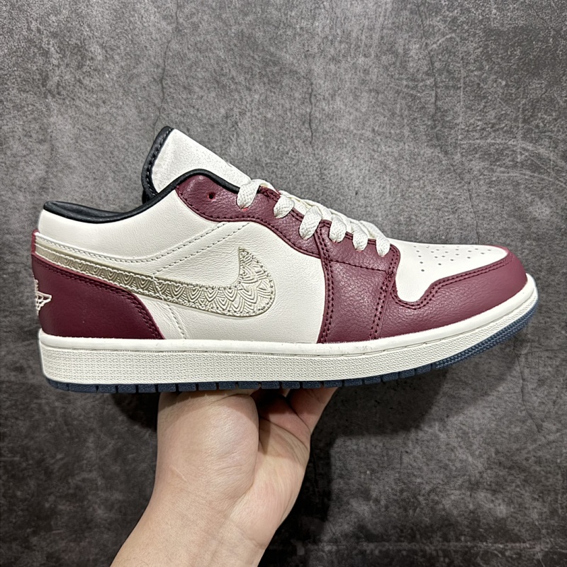 【DT Batch】 Air Jordan AJ1 Low OG 【35.5-46】白红金 FJ5735-100