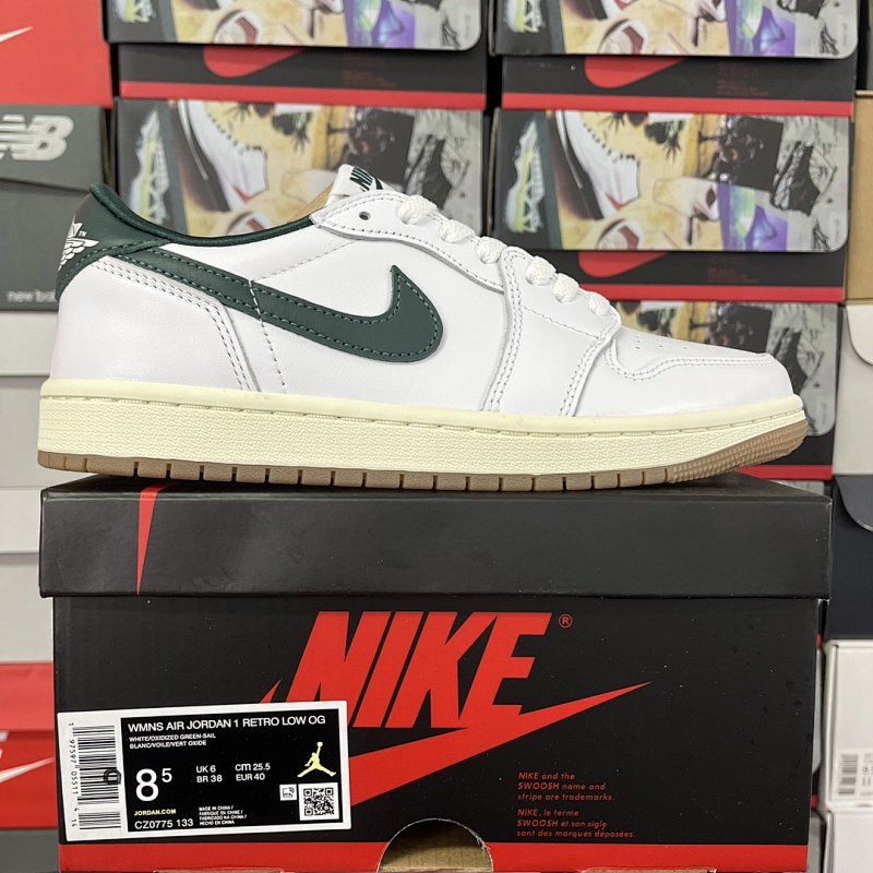 【DT Batch】 Air Jordan AJ1 Low OG 【40-47.5】CZ0775-133 白绿