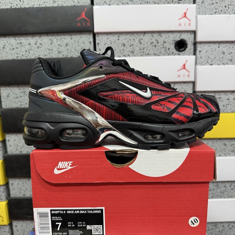 【EG版】SKEPTA x AIR MAX TAILWND 40-45 CQ1706-001 红黑