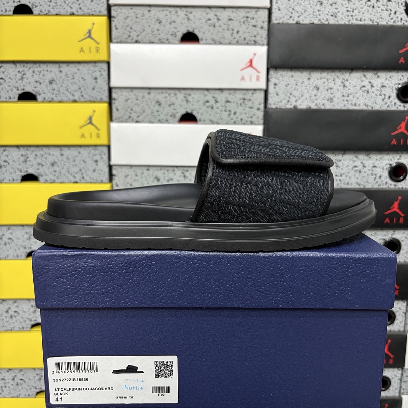 【YO Batch 】Aqua Silde 魔术贴 黑色包头拖顶 39-45