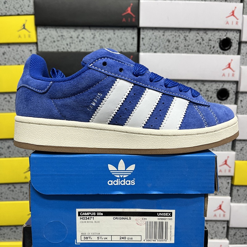 【XY Batch】Originals Campus 00s 面包鞋 36-47 H03471 蓝白