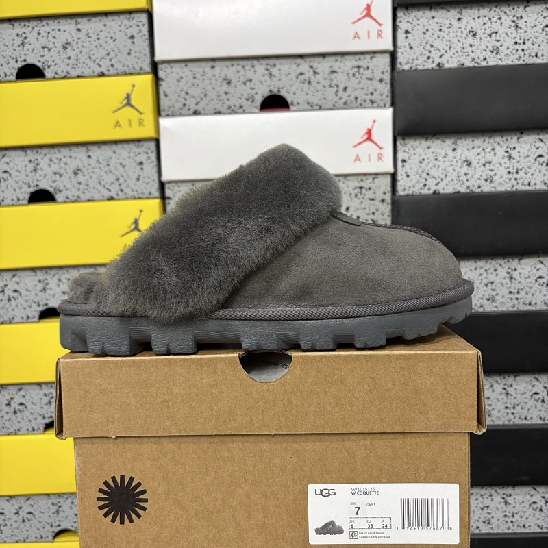 【TOP Batch】Snow boots 雪地靴 薄底星拖灰色-5125 35-40