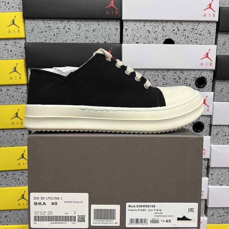 【OK Batch】Rick Owens Drkshdw 35-46 黑白 S0109