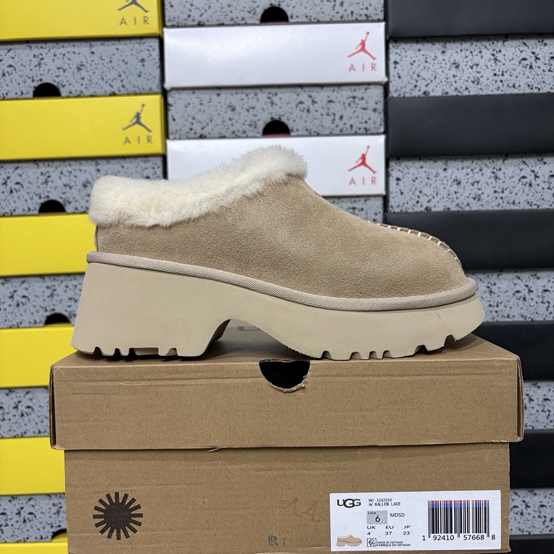【YO Batch】Snow boots 雪地靴 渔人坡跟拖鞋沙色 W/ 1162510 35-40