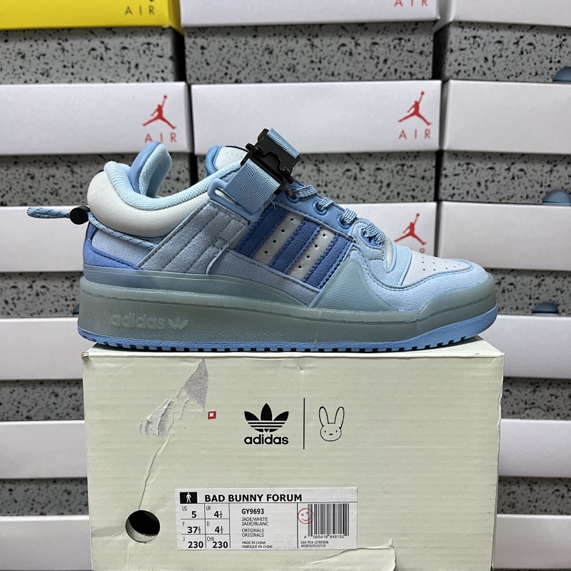 【XY Batch】 Bad Bunny x adidas Forum Low 36-45 GY9693 蓝色