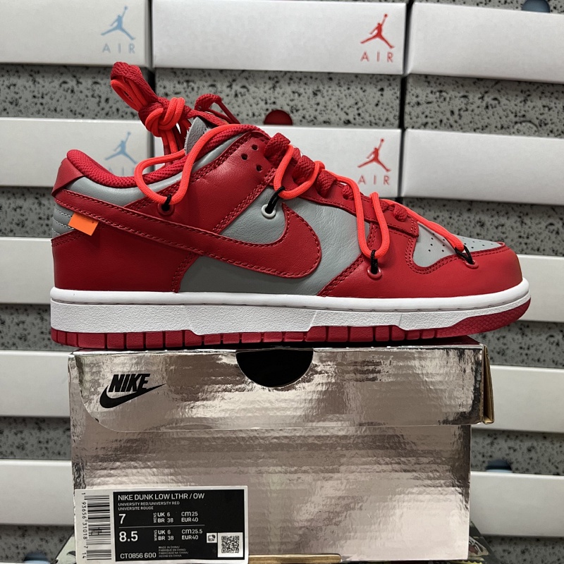 【TOP/S2 】DUNK OW联名 白红 CT0856-600 36-47.5