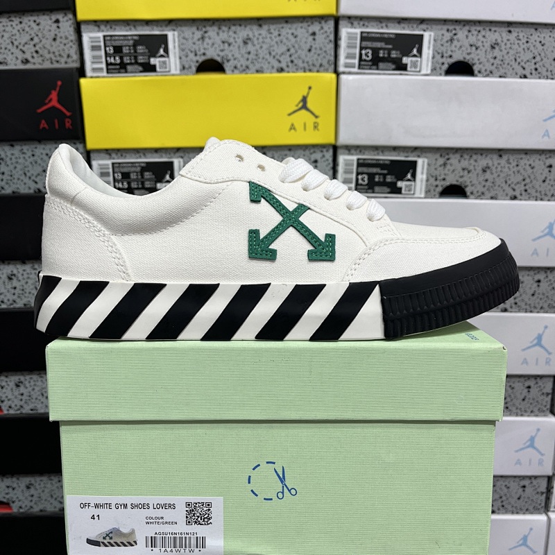 【LS Batch】Off-White c/o Virgil Abloh Vulc Low Top 36-47 白黑绿