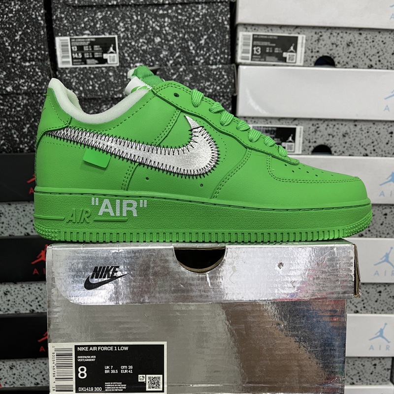 【XY Batch】AF1'07 VIRGIL（40-47）DX1419-300绿白