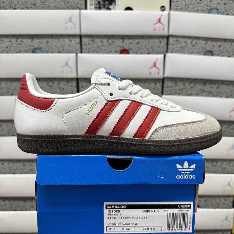 【WZ Batch】SAMBA OG 36-45 IG1025 白红