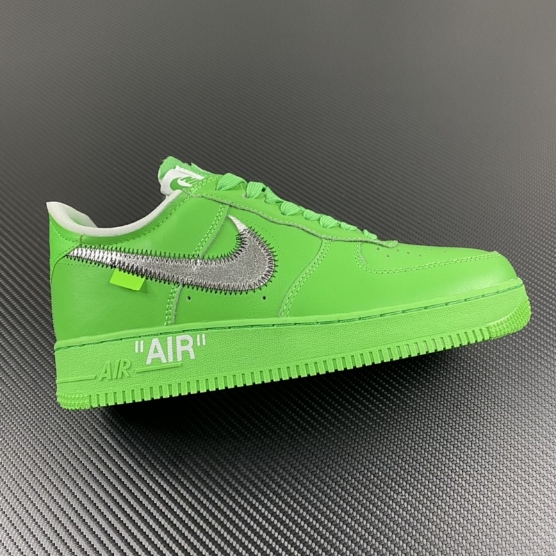 【OWF Batch】OFF-WHITE X NK Air Force 1 " MCA " OW联名空军一号低帮 绿皮