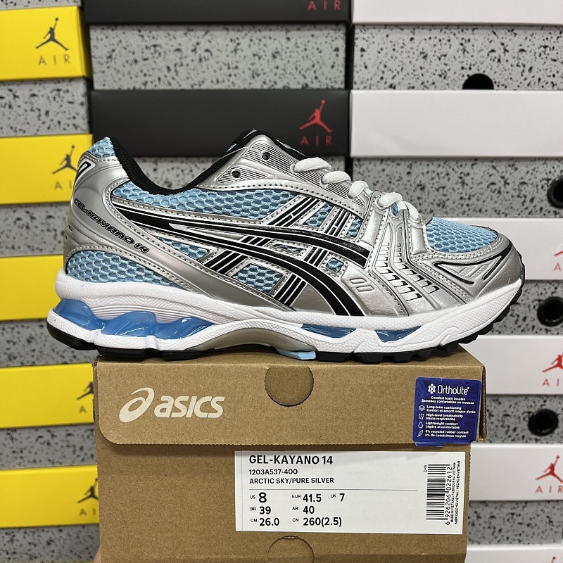【KE版】GEL-KAYANO 14 36-46 1203A537-400蓝银