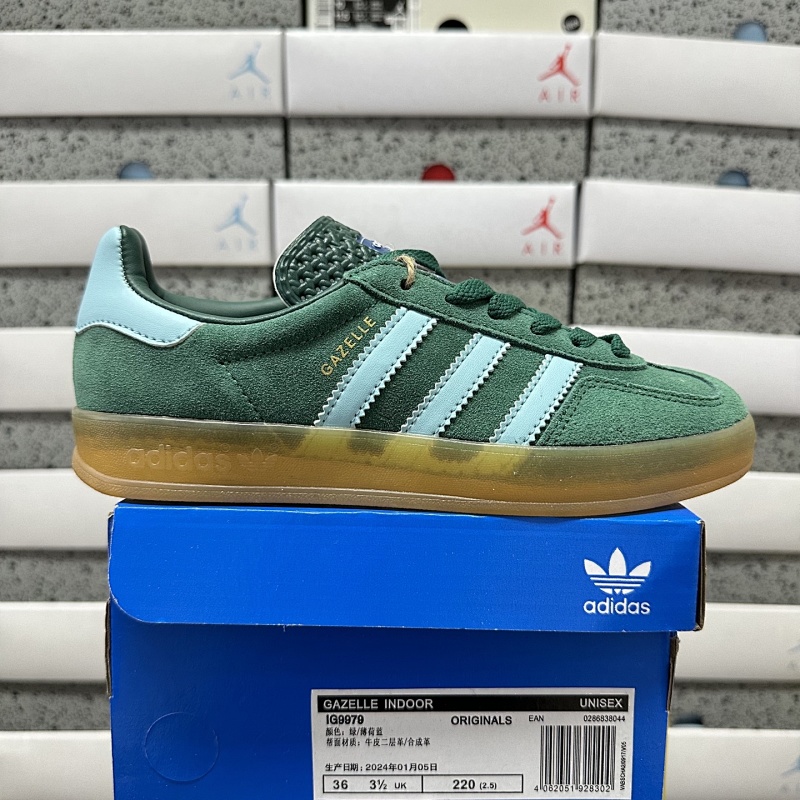 【WZ Batch】GAZELLE INDOOR 36-45 IG9979 深绿