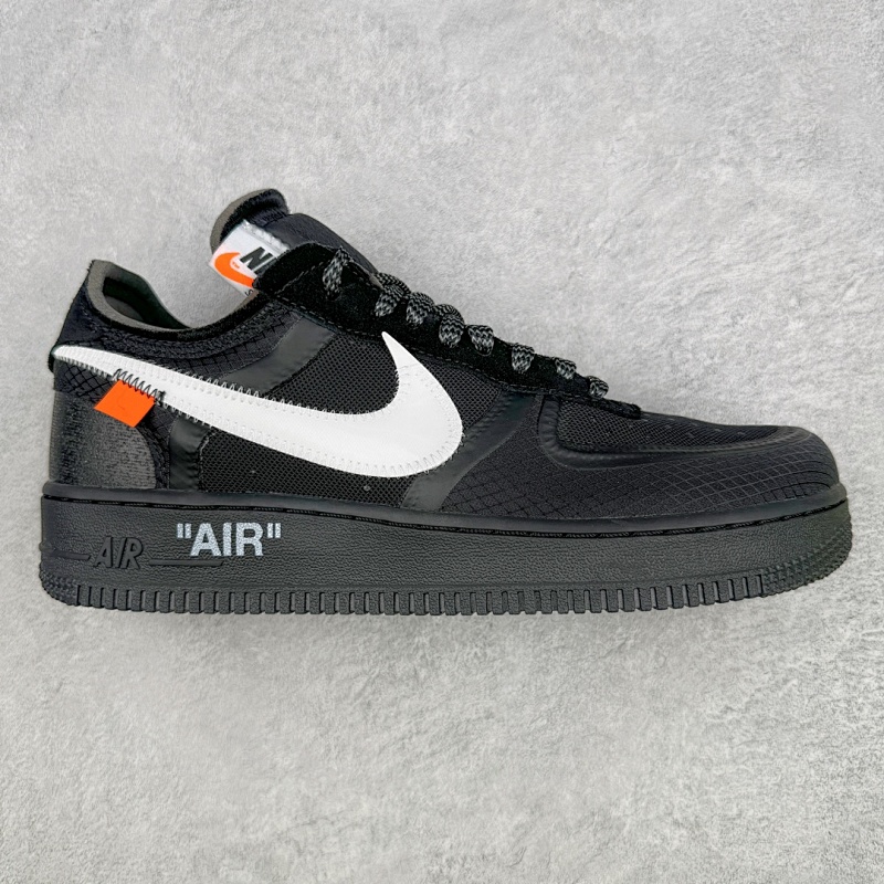 OFF-WHITE x NK Air Force 1 Low "Black" 空军一号OW联名纯黑 AO4606-001