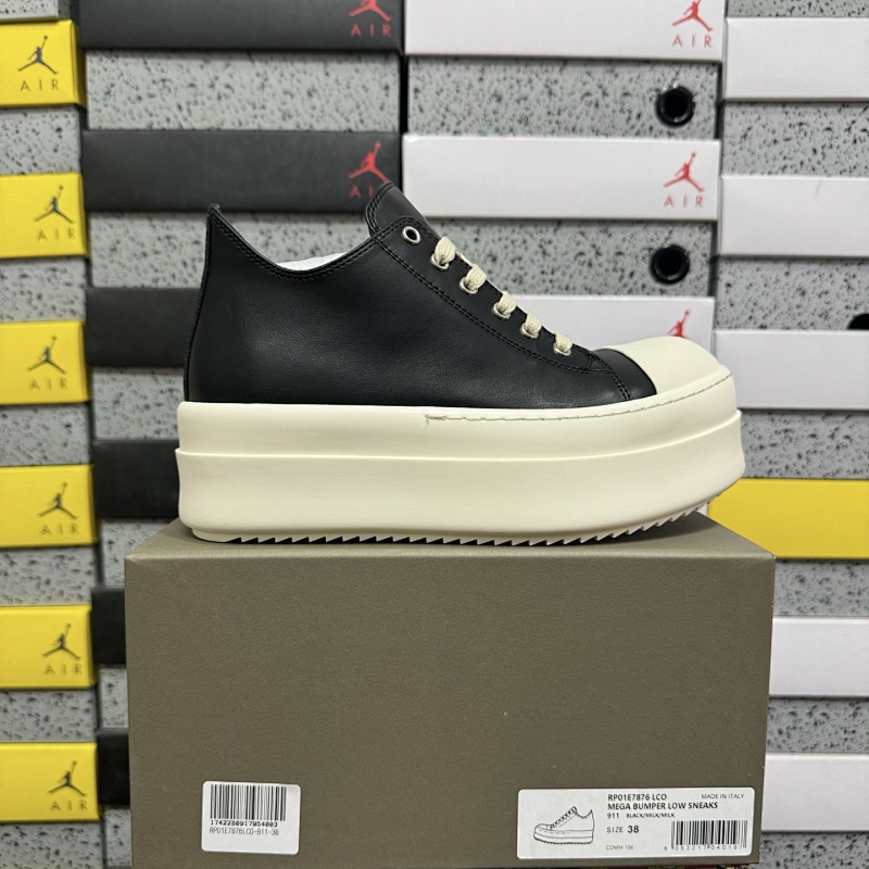 【GZ batch】RO / Rick Owens 瑞克·欧文斯（36-46）厚底西瓜头黑白