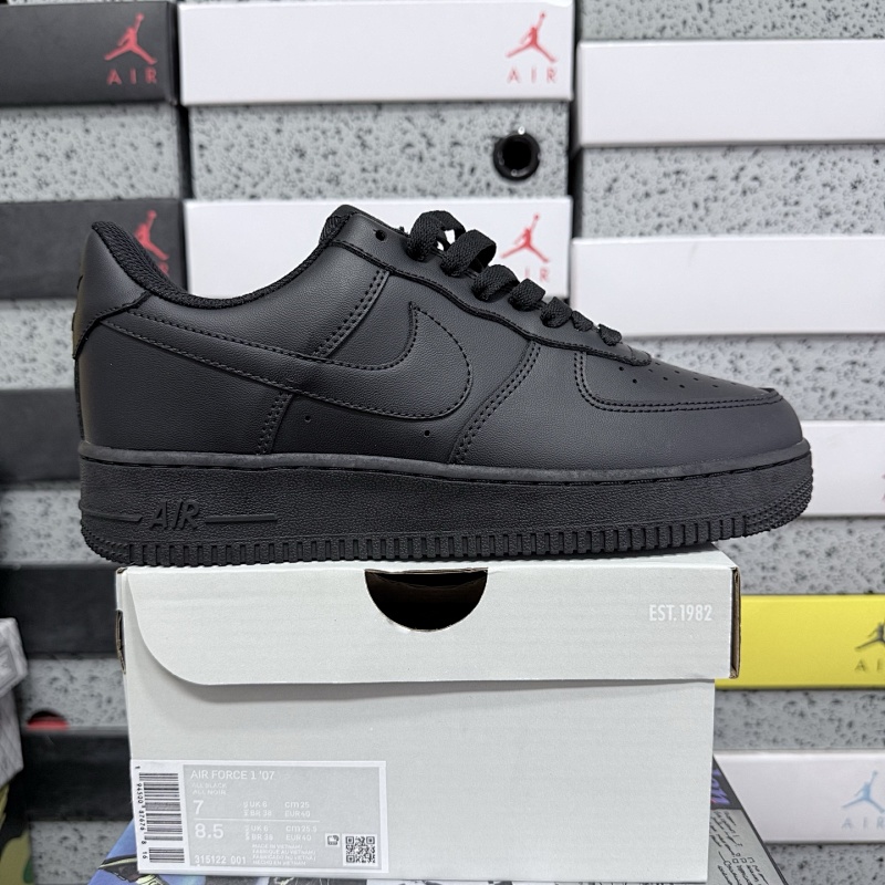 【WZ Batch】AIR FORCE 1'07 36-46 纯黑 CW2288-001